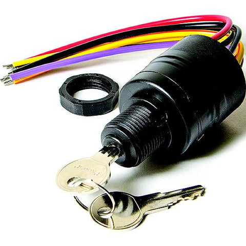Magneto Wired Ignition Starter Switch, 5/8" 3-Position OFF/IGNITION/START