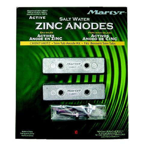 TRIM TAB ZINCS (2 PER PACK)