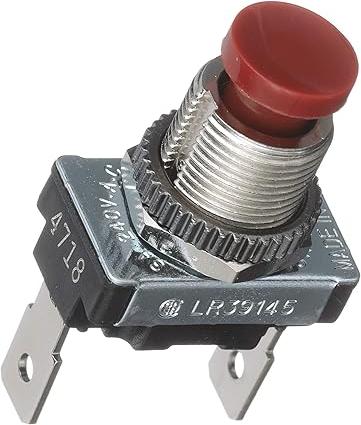 Push-Button Horn Switch, 2-Position (Momentary ON)/OFF