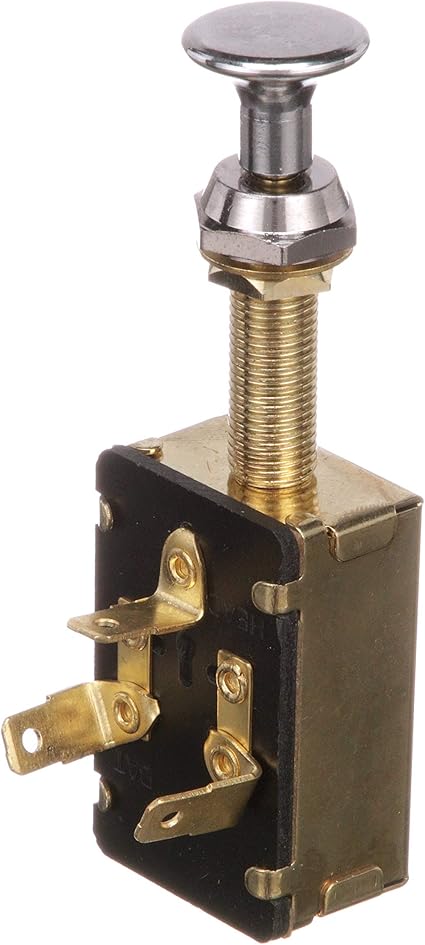 Push-Pull Switch, 3-Position OFF/ON/ON