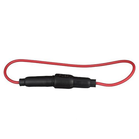 In-Line Fuse Holder, Watertight W/ 10 Amp Fuse