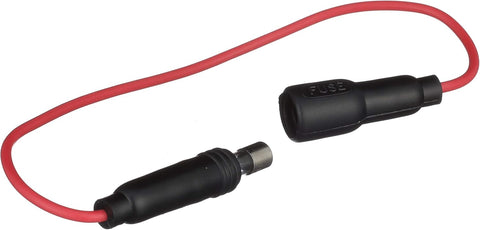 In-Line Fuse Holder, Watertight W/ 10 Amp Fuse