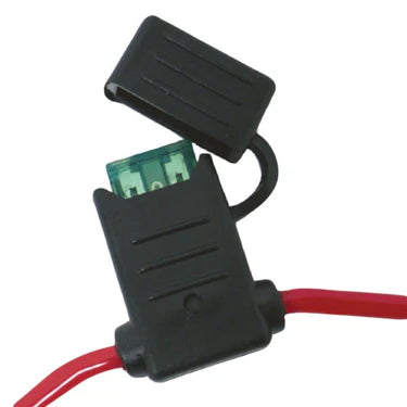 In-Line ATO/ATC Fuse Holder, Watertight W/ 30 Amp Fuse