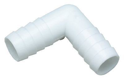90 DEG ELBOW-WHT-3/4 I.D.HOSE