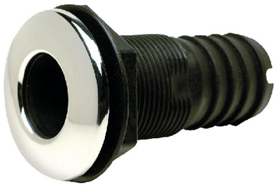 1 1/8 SS THRU-HULL STRAIGHT