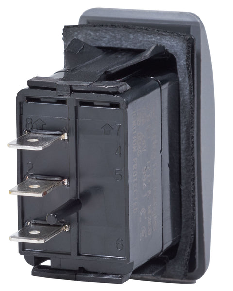 Contura® III Switch, SPDT 3-Position (Momentary ON)/OFF/(Momentary ON)
