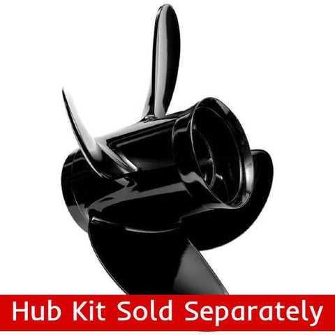 12.5X19 RH 4 Blade Quicksilver Nemesis Propeller (8M8027506)