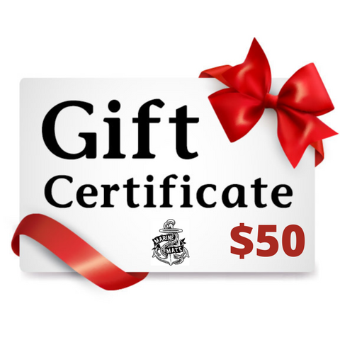 Marine Mate Gift Certificate's