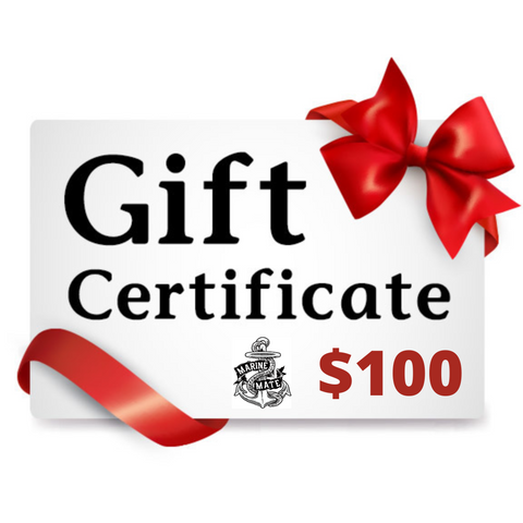 Marine Mate Gift Certificate's