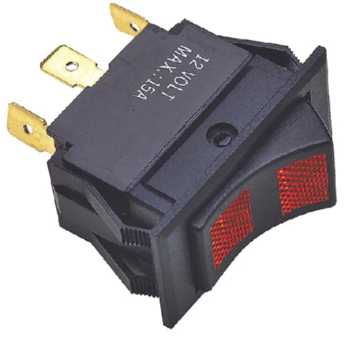 Rocker Switch, 3-Position ON/OFF/ON – Marine Mate