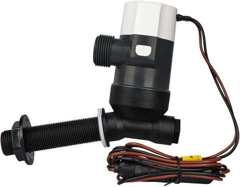 Commodore 1100 GPH Angled Livewell Pump - 12V [CM-E31-1100L]