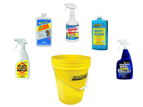 BOAT CARE CLEANING BUCKET KIT