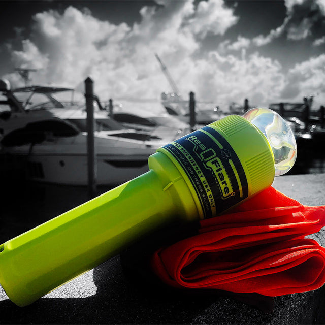 ResQFlare Electronic Flare Flag – Marine Mate