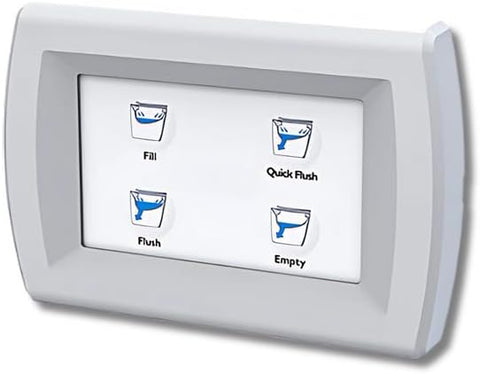 Commodore Deluxe Flush Electric Toilet w/Solenoid Valve - Fresh Water Pump [CM5RMT]