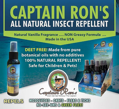 Captain Ron's All Natural Insect Repellent 4oz.